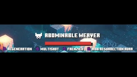 Minecraft Dungeons Abominable Weaver