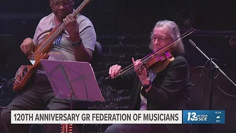 120th anniversary of Grand Rapids Federation of Musicians held at Wealthy Theatre