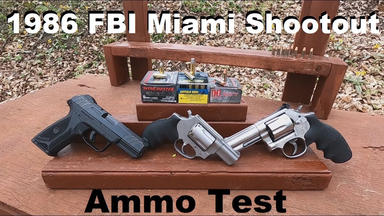 1986 FBI Miami Shootout - Handgun Ammo that was Used - Tested VS the Current 