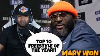 Top 10 Freestyle Of The Year | "MARV WON Bars On I95 Freestyle" REACTION