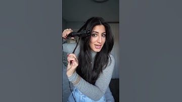 Easy Flat Iron curl🤩 #shorts #curls #hairtutorial #easyhairstyle