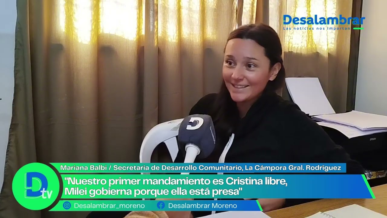 "Nuestro primer mandamiento es Cristina Libre, Milei gobierna porque ella está presa"