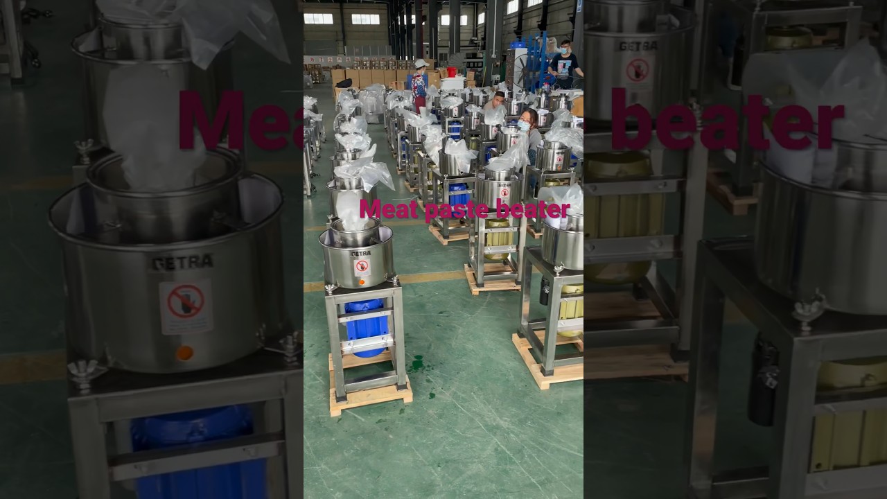 Meatballs making machine meat paste beater 