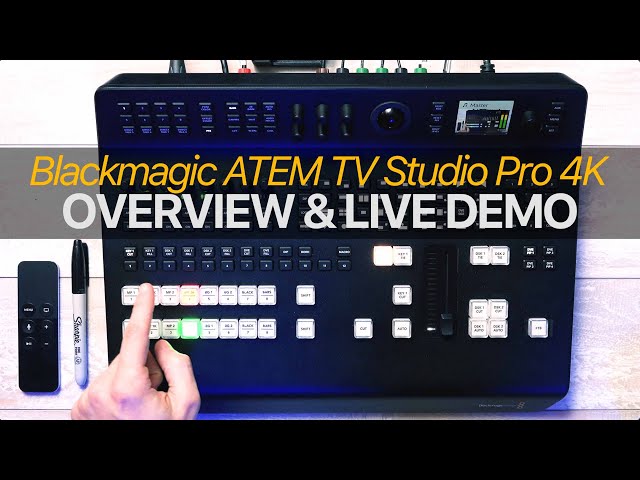 Blackmagic ATEM TV Studio Pro 4K Switcher: Live Demo class=