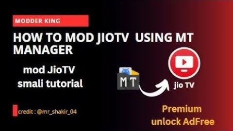 LEARN MODDING| How to MOD JioTV using MT Manager | Smali Reverse Engineering |2023 #part1 #mtmanager