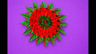 Vibrant Multi-Colored 3D Snowflake – Festive Winter Decoration. Copo de Nieve 3D Multicolor