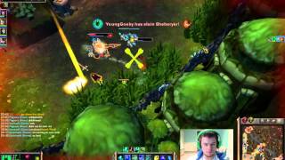 Thresh 1v2 double kill