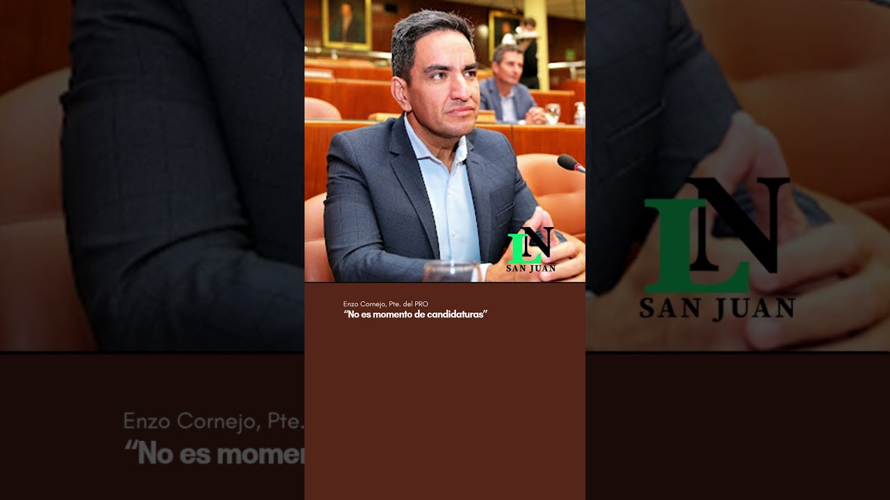 Enzo Cornejo tomó distancia de una posible postulación de Macri
