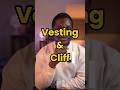 Vesting and Cliff: put the right structure in place to mitigate co-founder breakup from day 1.