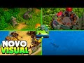 COMPREI O NOVO VISUAL DE VILA E ENCONTREI OS MISTÉRIOS DA PAISAGEM PIRATA NO CLASH OF CLANS!!