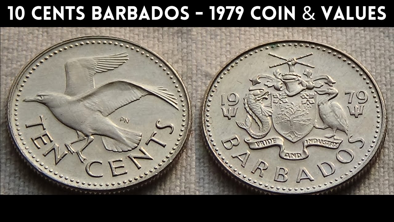 10 Cents BARBADOS ISLAND 1979 Coin Values YouTube