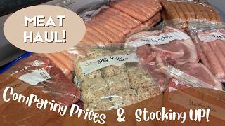 Big Family MEAT HAUL | Comparing Prices + Stocking Up!
