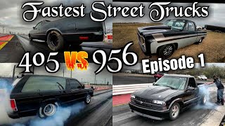 Fastest Street Trucks 405 Vs 956 Part 1