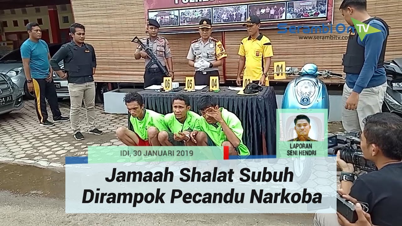 perjalanan ke langkawi Jamaah Shalat Subuh Dirampok Pecandu Narkoba