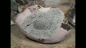 Prepping out a Giant Crab Fossil!!!  And I mean GIANT!!!