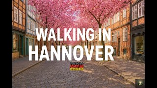 Hannover Walking Tour 4K Stunning City Streets, Relaxing Walk Hidden Gems