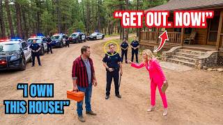 I Bought an Abandoned Mountain House — Returned to Renovate, Found Cops with the HOA President