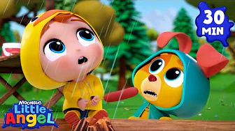 Camping in the Rain ⛺🌧 Adventures with Baby John | Best of Little Angel Kids Songs & Nursery Rhymes