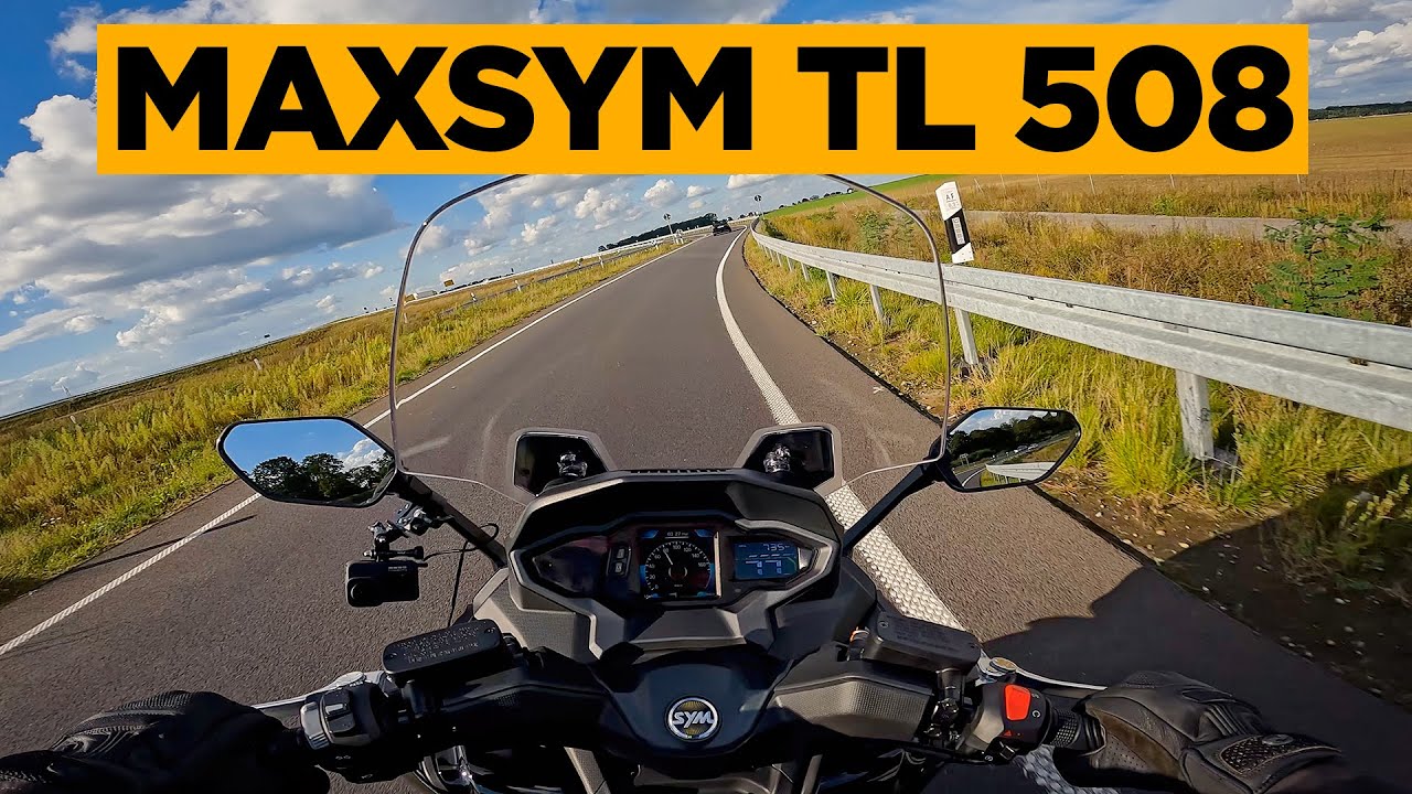 Sym Maxsym Tl 508 21 Euro 5 Test Youtube