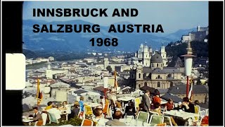 Innsbruck and Salzburg Austria 1968 - Super 8 Film Footage