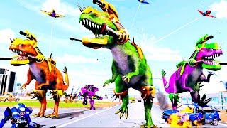 Dino Robot Car Transforming game Robot car games ( Android) screenshot 1