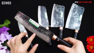 BỘ DAO CÁN MUN ĐỒNG SẮC - BỀN - ĐẸP - CAM KẾT HÀNG CHUẨN CỦA HTX DAO PHÚC SEN