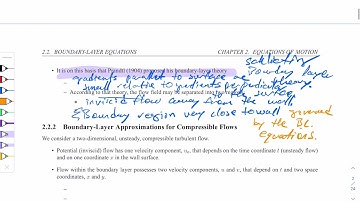 Turbulence Modeling - Prof. S. A. E. Miller - Boundary Layer Equations, Compressibility - Class 8