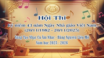 Hội Thi Sáng Tạo Nhạc Cụ Âm Nhạc Từ Nguyên Liệu Mở - Mầm Non Mặt Trời Bé Con |Music Nhạc Cụ Sáng Tạo
