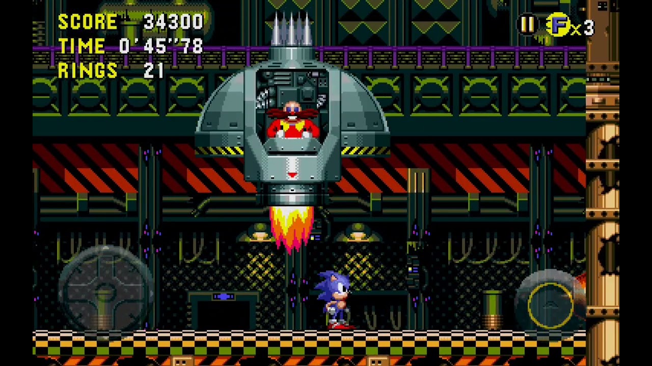 Boss rush sonic cd