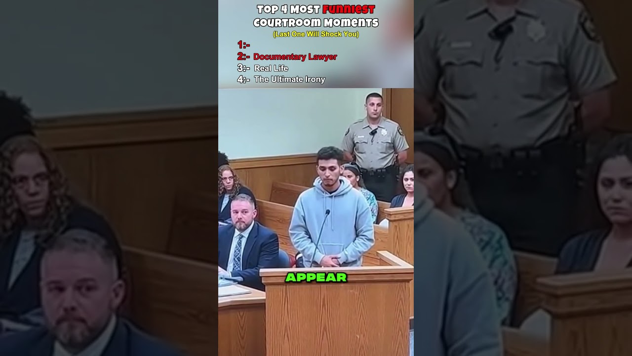 Top 4 Most Funniest Courtroom Moments 