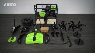 🌱 Motoculteur à essence 7CV 🚜 Tutoriel de montage