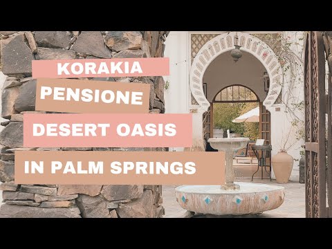 Videó: A Korakia Pensione Egy Marokkói Paradicsom Palm Springsben, Kaliforniában