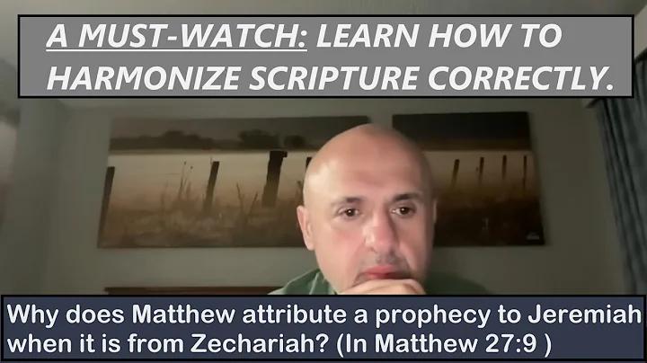 Why does Matthew 27:9 attribute the prophecy of Zechariah to Jeremiah? How to harmonize scripture?