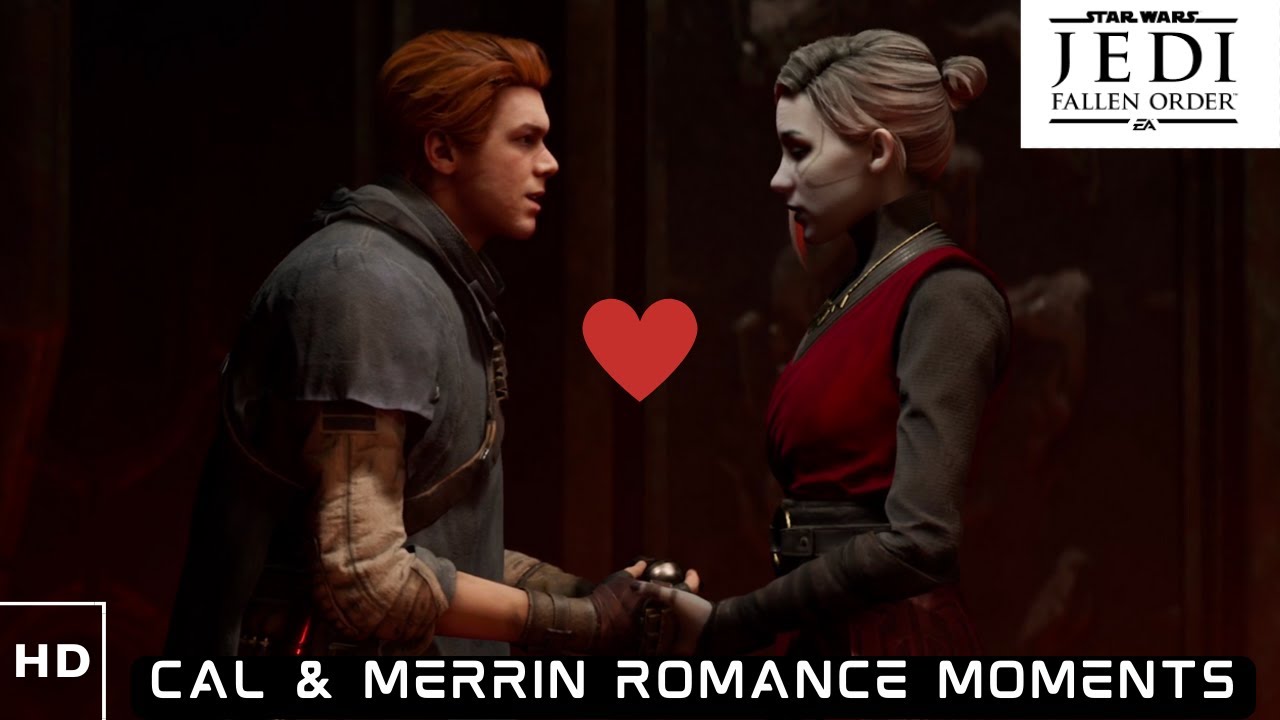 Star Wars Jedi Fallen Order | Cal and Nightsister Merrin All Romance Moments