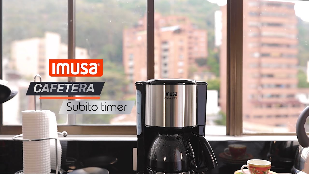 Programa tu café ☕ con la cafetera Subito Timer by IMUSA 