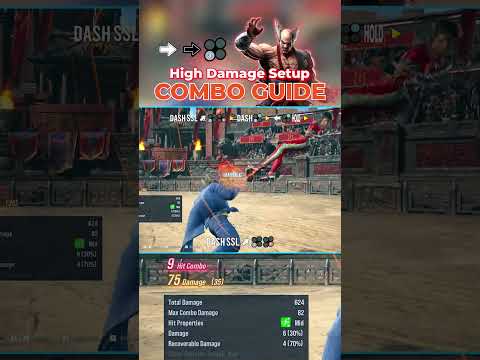 Heihachi Combo Guide - High Damage Setup Good for Wall Carry FF3 Launcher