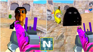 Nextbots Sandbox in Backrooms Shooter Gameplay , Sandbox Android Games  ios Walkthrough Simulator