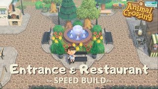 Entrance & Restaurant - Speed Build - Animal Crossing New Horizons