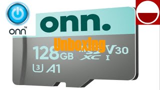 onn. 128GB MicroSDXC Card with Adapter Unboxing