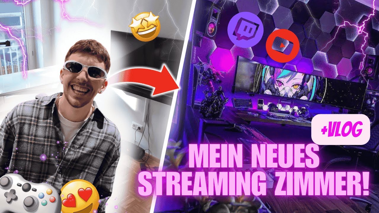 MEIN NEUES STREAMING ZIMMER😱🤯 |  LIL JUGO
