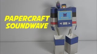 How To Make A Papercraft Soundwave