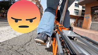 De Santiago el Mayor al centro en bici. Murcia. Marzo 2022