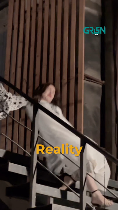 Shocking Moment 😱 𝗬𝘂𝗺𝗻𝗮 𝗭𝗮𝗶𝗱𝗶 Accident Falling Down From Stairs 😢BTS Drama Gentleman #shorts