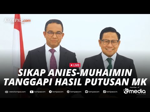 🔴LIVE - Respons Anies-Muhaimin Sikapi Putusan MK Tolak Gugatan Sengketa Pilpres 2024