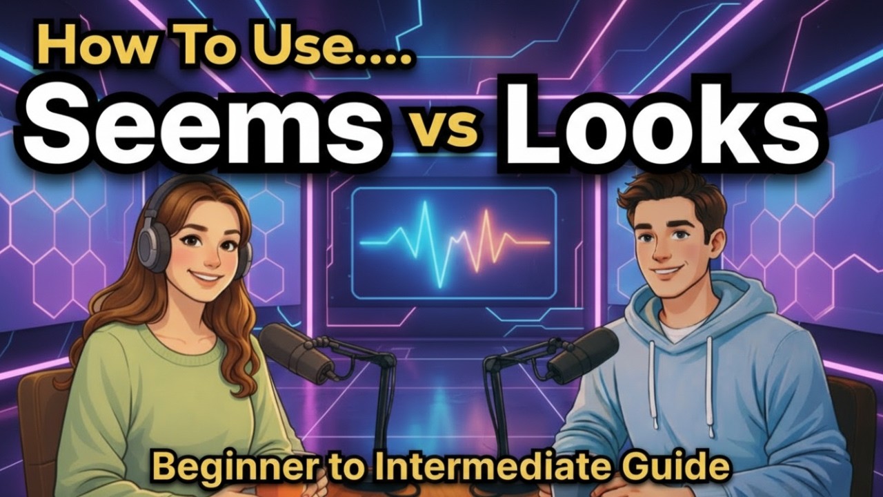 How to Use “Seems” vs “Looks” in English | Beginner to Intermediate Guide