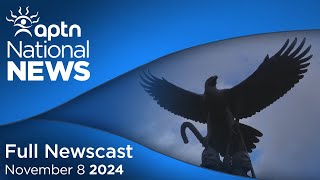APTN National News November 8, 2024 – Sacred fire for Xavia Butler, National Indigenous Veterans Day