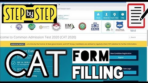 How to fill CAT Form 2020 | Complete Details | Step by Step