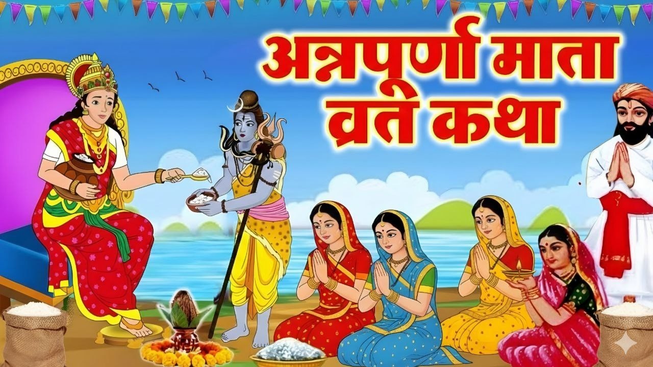 Annapurna Mata Ki Katha | माँ अन्नपूर्णा की कहानी | Annapurna Vrat Katha |Hindi Kahani |Bhakti Story