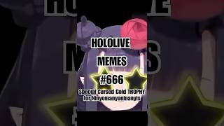 Hololive memes giving once again some Gold trophies for Ninomae Ina'Nis Hololive memes giving once again some Gold trophies for Ninomae Ina'Nis