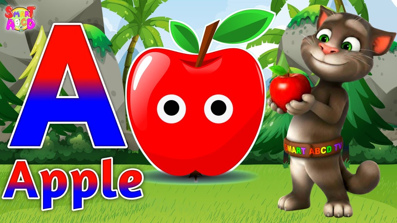 Phonics Song 2 with TWO Words in 3D - A For Apple🍎🍏- ABC Alphabet Songs ...